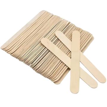 Spatule lemn medii in cutie set 200 buc - Athina de la Mezza Luna Srl