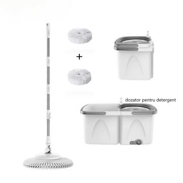 Mop rotativ cu 2 galeti DreamRamp cu centrifuga din inox