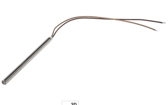 Rezistenta cartus O8A 60 mm 230V 280W cu cablu teflon 1m