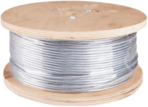 Cablu otel zincat plastifiat 5-6.5mm / 100 metri