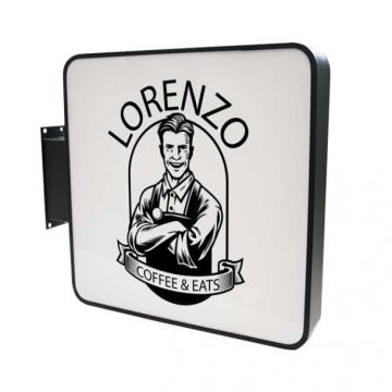 Caseta luminoasa de exterior patrata, 600 mm de la Sedona Alm