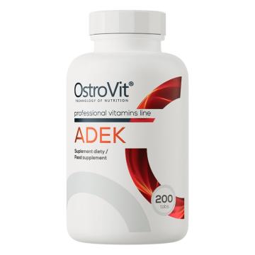 Supliment OstroVit ADEK (Vitaminele A, D, E, K) 200 tablete