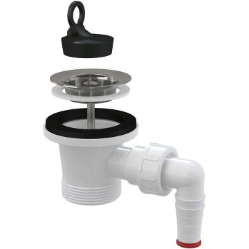 Ventil lavoar cu sita din otel legatura la masina de spalat de la Baralchim Srl