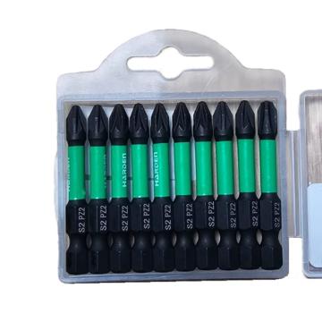 Set 10 biti de impact PZ2 lungi 50mm Harden 550566 de la Marisim Total Instal Srl