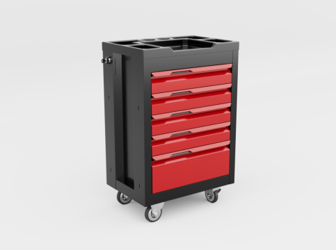 Carucior scule Eco cu 5 sertare , Tool Trolley, ABS PVC de la Caldor Heat &Engineering Srl