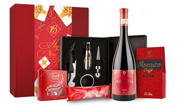 Cos cadou The Wine Box de la Web2print Bucuresti Srl
