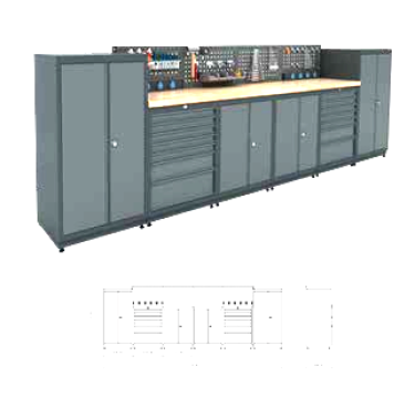 Mese de lucru industriale, customizare pentru clienti de la Caldor Heat &Engineering Srl