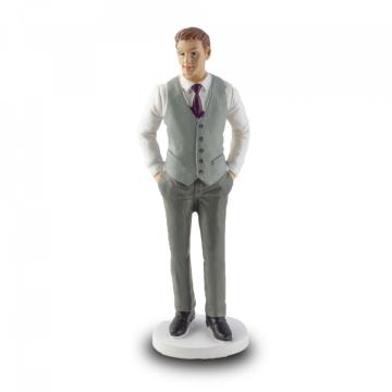 Figurine Mire in costum gri - deKora de la Lumea Basmelor International Srl