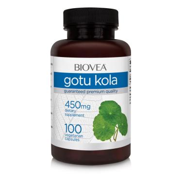 Supliment alimentar Biovea Gotu Kola 450mg 100 capsule