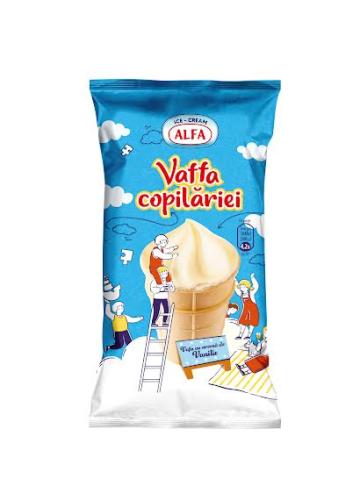 Inghetata Vafa Copilariei de la Alfa Ice Cream
