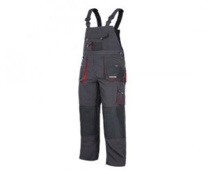 Pantalon lucru din bumbac-poliester cu pieptar - XL/56 de la PDET Atlantic Distribution Srl