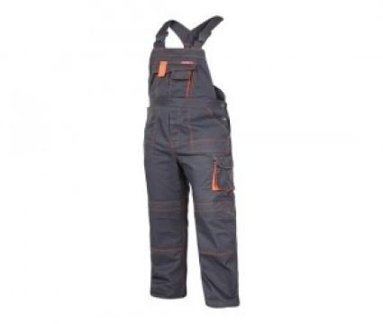 Pantalon lucru bumbac-poliester cu pieptar - XL/H-176