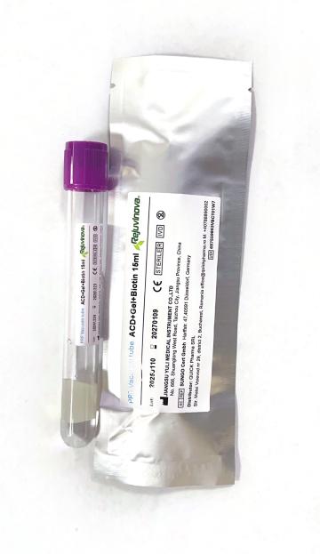 Dispozitiv x 10 PRP Rejuvinova eprubeta vacuum ACD+gel