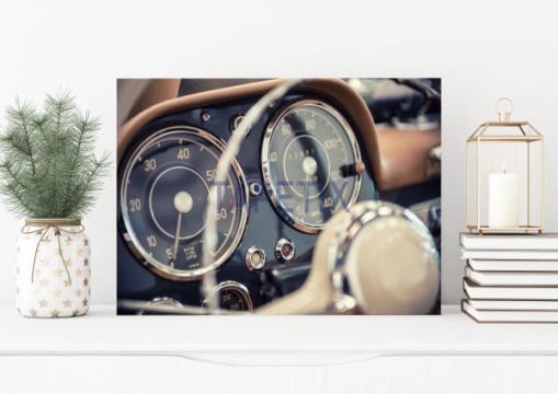 Tablou Vintage Car Dashboard
