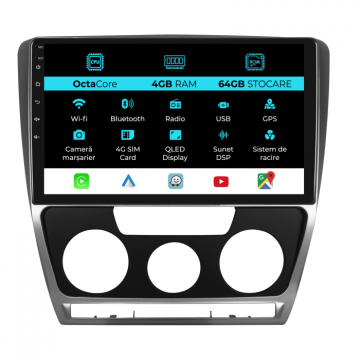 Navigatie Android Dedicata Skoda Octavia 2 (2004 - 2013) de la Nav Store