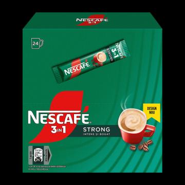 Cafea instant plic Nescafe 3in1 Strong 24x15g de la KraftAdvertising Srl