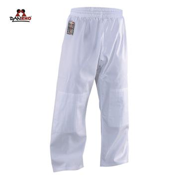 Pantaloni judo albi J650 Danrho