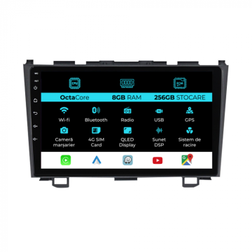 Navigatie dedicata Honda CR-V (2006 - 2012), 9 inch, 8Gb Ram de la Nav Store