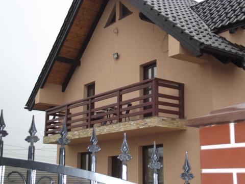 Balustrada lemn exterior Piatra Neamt