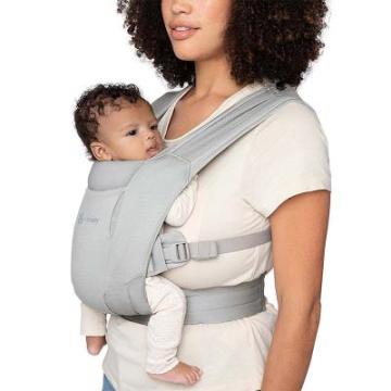 Marsupiu Ergobaby Embrace Soft Air Mesh Soft Grey