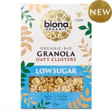 Granola cu ovaz si continut scazut de zahar bio 375g Biona