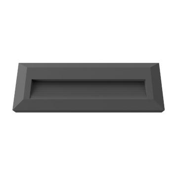 Trepte cu LED Negru dreptunghiular