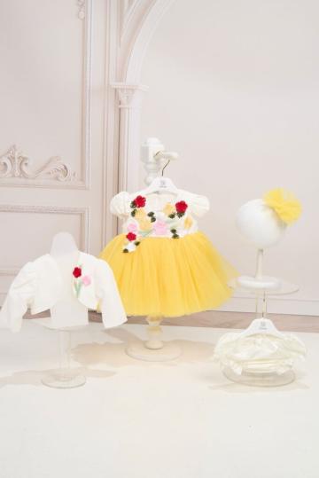 Compleu Yellow (maneca scurta) de la Andreeatex