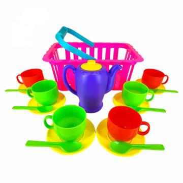 Jucarie Cosulet pentru picnic cu vase, 21 piese de la Novator Impex Srl