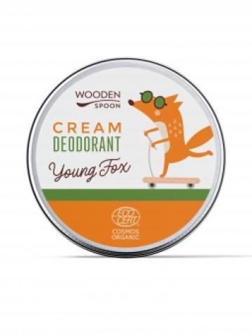 Deodorant crema pentru tineri Young Fox 60ml Wooden Spoon de la Supermarket Pentru Tine Srl