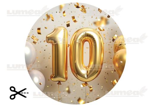 Vafa tort aniversara 10 1 - Lumea de la Lumea Basmelor International Srl