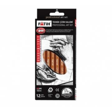Creion grafit set 12 5h..5b fatih de la Sanito Distribution Srl