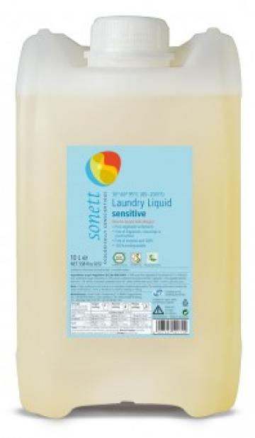 Detergent lichid pentru rufe sensitive ecologic 10l Sonett de la Supermarket Pentru Tine Srl