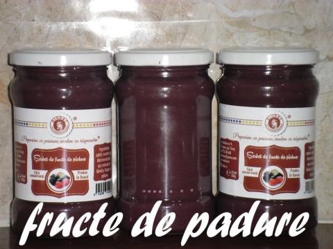Serbet de fructe din padure, 314ml/335gr