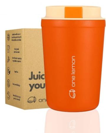 Cana de cafea din otel inoxidabil cu capac detasabil, 350ml