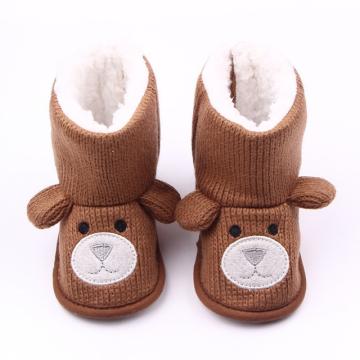 Cizmulite crosetate - Brown Teddy de la Alda Clean Service Srl