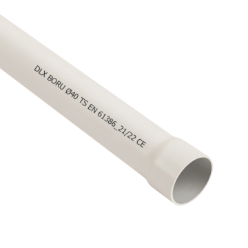 Tub PVC mufat D16, 750N, halogen free, 3m - DLX TRP-805-16