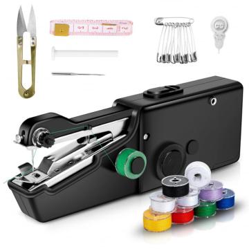 Mini masina de cusut portabila, cu baterii - set accesorii de la Molifag Srl