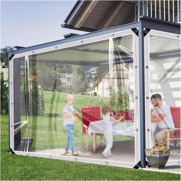 Prelata din polietilena, impermeabila, transparenta, 2x1 m de la Molifag Srl
