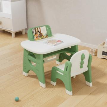 Set de masa si scaun din plastic pentru copii 78x50x49cm