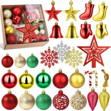 Globuri diferite forme din plastic pentru decorare pom de la Molifag Srl