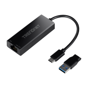 Adaptor USB-C 3.1 la RJ45 2.5G, adaptor USB-A - TRENDnet TUC