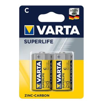 Baterie R14 blister 2 buc Varta Superlife