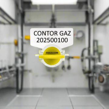 Sigiliu cu rotor autoblocant Angelbear inscriptia contor gaz