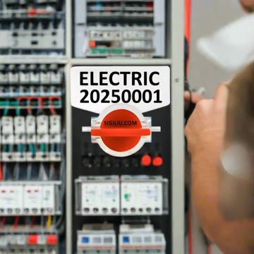 Sigiliu cu rotor autoblocant Angelbear inscriptia electric S