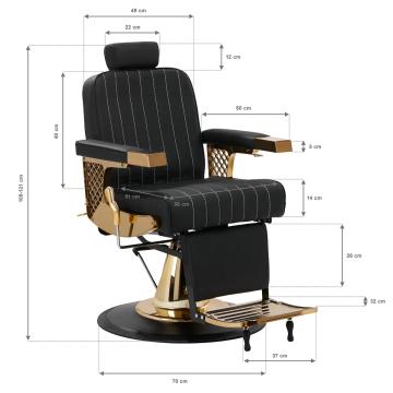 Scaun de frizer barber Marcus Gold