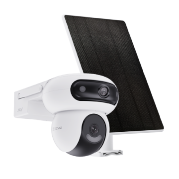 Camera IP PT Dual-Lens 4MP + panou solar 8W, Wi-Fi6, Baterie