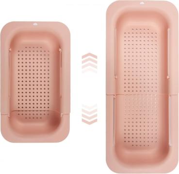Strecuratoare regalbila pentru chiuveta 34,5x20x8 cm roz de la Molifag Srl