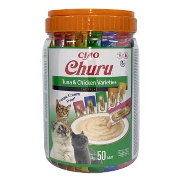 Hrana Churu pentru pisici 50 de varietati retete de pui de la Club4Paws Srl
