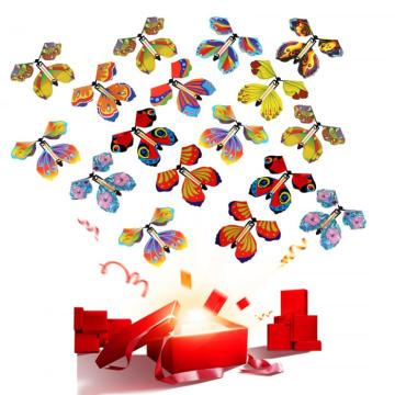 Fluturi magici multicolori zburatori - set 20 bucati de la Molifag Srl
