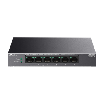 Switch LiteWave, 4 x RJ45 10 100 Mbps PoE, 2 x RJ45 10 100 M